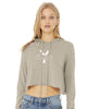 Cropped Long Sleeve Hooded T-Shirt  8512